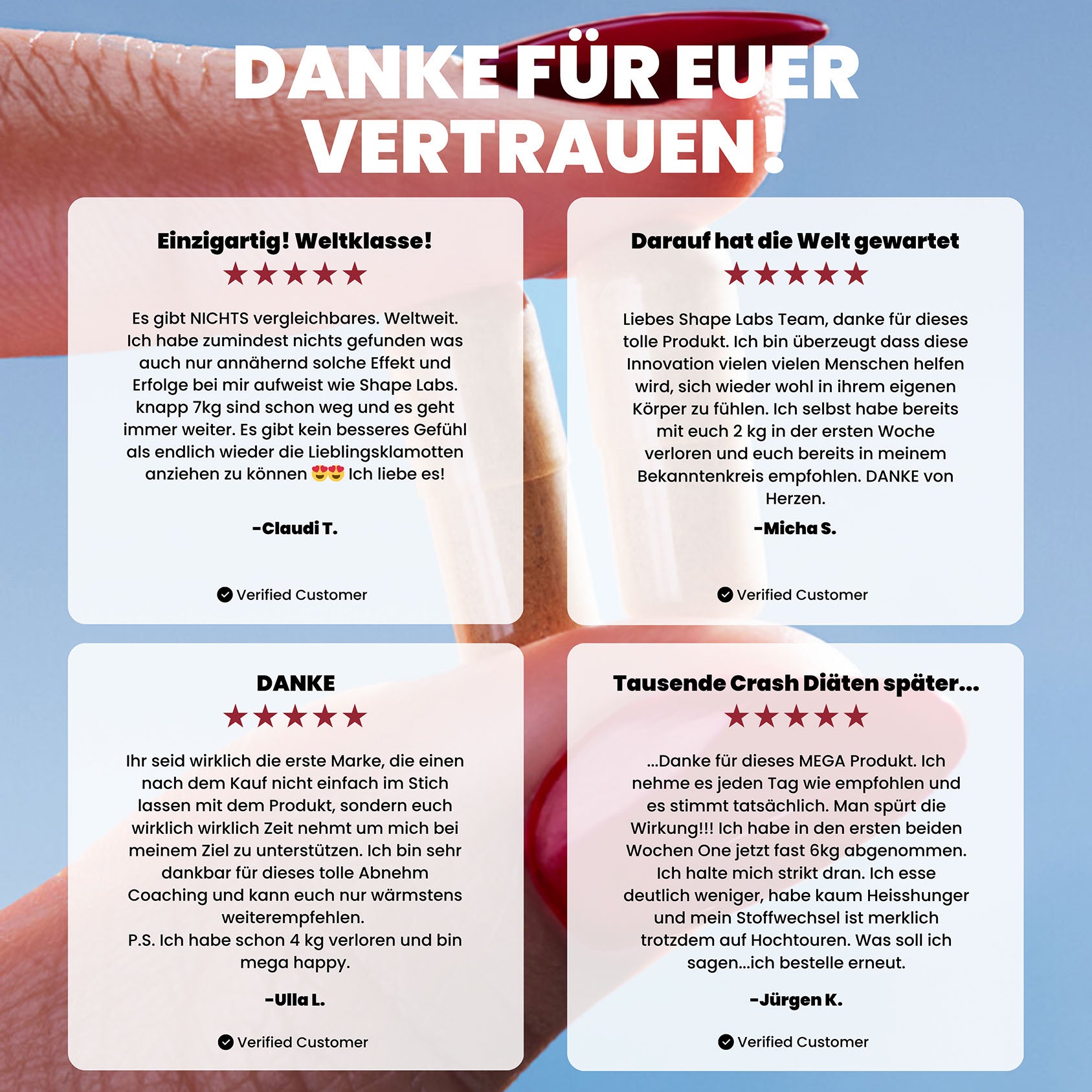 shape labs ONE - All-in-One Abnehm-Kapseln